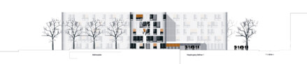 2. Preis Hausmann Architekten, Aachen, Ansicht von Norden