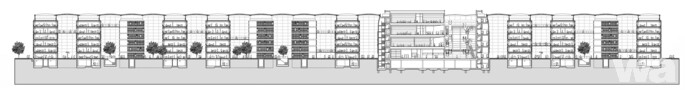 Schnitt | © Swanke Hayden Connell International, EC2A 2BS London