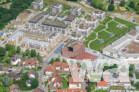 Rathaus und Neue Mitte Salem - Luftaufnahme August 2021 | © wa wettbewerbe aktuell