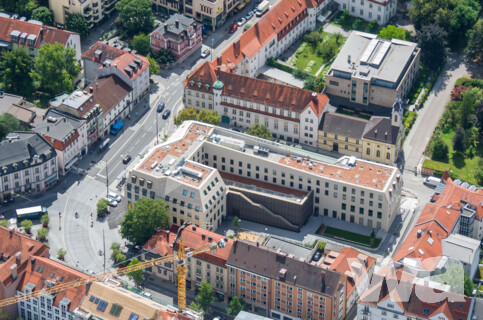Geschäftshaus mit Hotel und Appartements am Pasinger Marienplatz  | © wa wettbewerbe aktuell