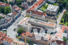 Geschäftshaus mit Hotel und Appartements am Pasinger Marienplatz  - Luftaufnahme August 2021 | © wa wettbewerbe aktuell