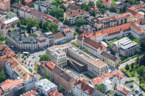 Geschäftshaus mit Hotel und Appartements am Pasinger Marienplatz  | © wa wettbewerbe aktuell