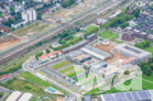 Fachhochschule Köln Campus Leverkusen-Opladen - Luftaufnahme August 2021 | © wa wettbewerbe aktuell