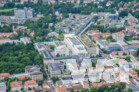 Operatives Zentrum der Universitätsklinik Erlangen - Luftaufnahme August 2021 | © wa wettbewerbe aktuell