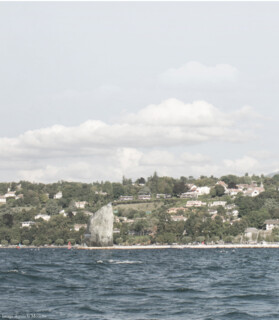 Construction d’un phare a l’extrémité de la jetée Nord du port de la Société Nautique de Genève