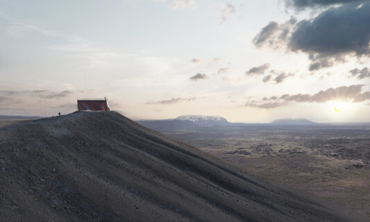 Iceland Volcano Lookout Point