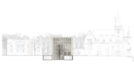 5. Preis Architekten Leuschner · Gänsicke · Beinhoff, Lutherstadt Wittenberg, Schnitt A-A / Ansicht Neuwerk