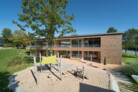 Anerkennung in der Kategorie "Nichtwohngebäude" 2021: Kinderkrippe in Waltenhofen (schwäbisches Oberallgäu) | F64 Architekten und Stadtplaner | Bildrecht: F64 Architekten / Rainer Retzlaff | Fotograf: Rainer Retzlaff