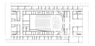 3. Preis David Chipperfield Architects GmbH, Berlin, Grundriss Podiumsniveau