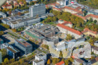 Kinder- und Jugendklinik am Universitätsklinikum Freiburg - Luftaufnahme Oktober 2021 | © wa wettbewerbe aktuell