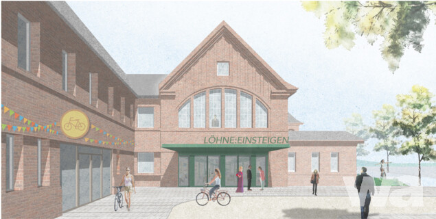 Umbau Bahnhofsgebäude Löhne zu einem „Dritten Ort“
