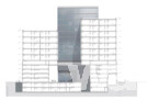 Schnitt Seminar/Unirechenzentrum/Labor | © Staab Architekten