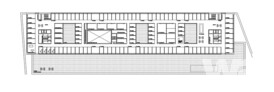 1. Preis  Klaus Schuwerk Kleihues + Schuwerk, Gesellschaft von Architekten, Neapel/Berlin – administration level | © 1. Preis  Klaus Schuwerk Kleihues + Schuwerk, Gesellschaft von Architekten, Neapel/Berlin – administration level