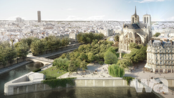 Neugestaltung der Umgebung der Kathedrale Notre-Dame, Paris
