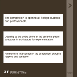 Shhh..IT MATTERS International Public Toilet Design Competition