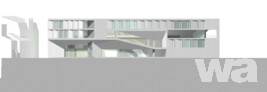 1. Preis/1st prize  raumzeit Architekten, Berlin mit K1 Landschaftsarchitekten, Berlin, Ansicht von Osten