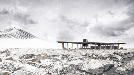 Iceland Volcano Coffee Shop