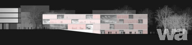 1. Preis/1st Prize  Grüntuch · Ernst Planungsges. mbH, Berlin · Ing.-Büro für Haustechnik KEM GmbH, Berlin, Ansicht Süd