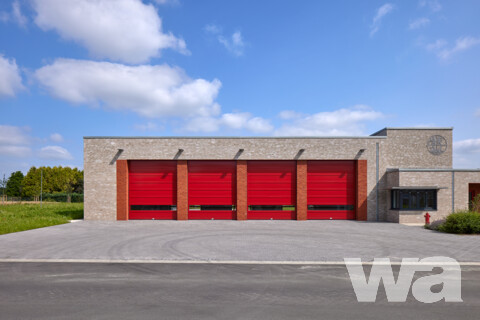 Feuerwehrgerätehaus - WB: Neubau eines Funktionsbaus mit Fahrzeughalle, Wemb | © Hans Jürgen Landes