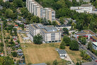 Carl-von-Ossietzky-Oberstufengymnasium WIesbaden - Luftaufnahme Juli 2022 | © wa wettbewerbe aktuell