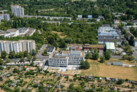 Carl-von-Ossietzky-Oberstufengymnasium WIesbaden - Luftaufnahme Juli 2022 | © wa wettbewerbe aktuell