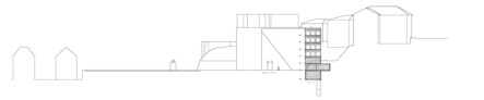 Schnitt/Ansicht Ost | © Prof. Valerio Olgiati, Flims
