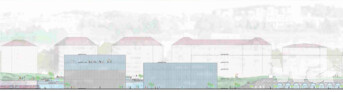 Ansicht Süd | © SANAA Kazuyo Sejima + Ryue Nishizawa , Shinagawa-Ku, Tokyo