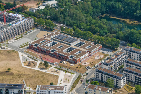 Quartiersmitte Lincoln-Siedlung - Grundschule und Quartierspark | © wa wettbewerbe aktuell