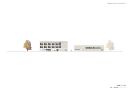 Erweiterung der Jeanne-Barez-Schule mit Sporthalle | © Feuerstein Hammer Pfeiffer Architekten, Lindau