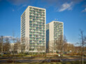 Anerkennung: Hochhäuser Gret-Palucca-Straße, Dresden | S&P Sahlmann Planungsgesellschaft für Bauwesen mbH, Dresden | Foto: © Lothar Sprenger