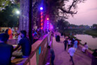 Urban River Spaces, Jhenaidah (Bangladesh) | The ghat has become a popular place for the local people to exercise, enjoy an evening stroll, meet with friends or simply sit by the river. | © Aga Khan Trust for Culture / Asif Salman (photographer)
