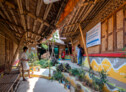 Community Spaces in Rohingya Refugee Response, Cox’s Bazar (Bangladesh) | The display centre in camp 11 provides Rohingya women with a facility to create, showcase and sell handmade products to visitors. The open courtyard connects the production workshop and the display centre. | © Aga Khan Trust for Culture / Asif Salman (photographer)