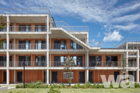 Studentisches Wohnen CampusRO und Boardinghouse – Marienbergerstraße 39 | © Sigurd Steinprinz, Düsseldorf / ACMS Architekten GmbH, Wuppertal