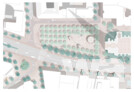 Anerkennung: © SUMMACUMFEMMER Summa Femmer Architekt*innen PartGmbB, Leipzig · GRIEGER HARZER Landschaftsarchitekten GbR, Berlin | Freiflächenplan