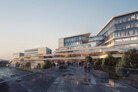 The CityU Dongguan campus is connected by multi-level pedestrian bridges known as the Academic Spine. © HENN