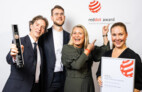 Preisverleihung (von links nach rechts): Marc Ligeti und Mads Overgaard von Knowit Experience sowie Nina Hol und Silje Kristin Grip von Glamox | Foto: © Glamox GmbH