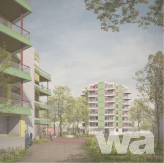 Experimenteller klimaangepasster Wohnungsneubau Altdorferstraße