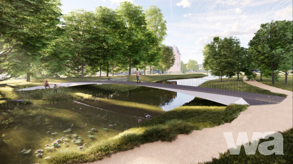 Projekt Schlosspark - Brückenwettbewerb Bedburg