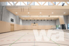 Ersatzneubau Sporthalle Fasanenhofschule Stuttgart – Halle Ansicht Nord | © Henrik Schipper Photography