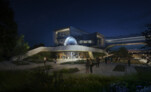 Night view of new Science Centre’s Observatory. Render by Negativ. The image is an artist’s impression, and final design may be subject to changes.