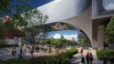 View of the new Science Centre for visitors arriving by MRT. Render by Negativ. The image is an artist’s impression, and final design may be subject to changes.