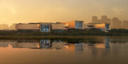 Waterfront view of new Science Centre. Render by Negativ. The image is an artist’s impression, and final design may be subject to changes.