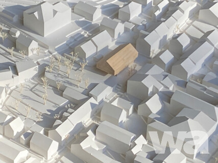 Ersatzneubau eines Parkhauses, Neubau Stadtbibliothek und Aufwertung des Umfeldes mit Verbindung zur Marktstraße