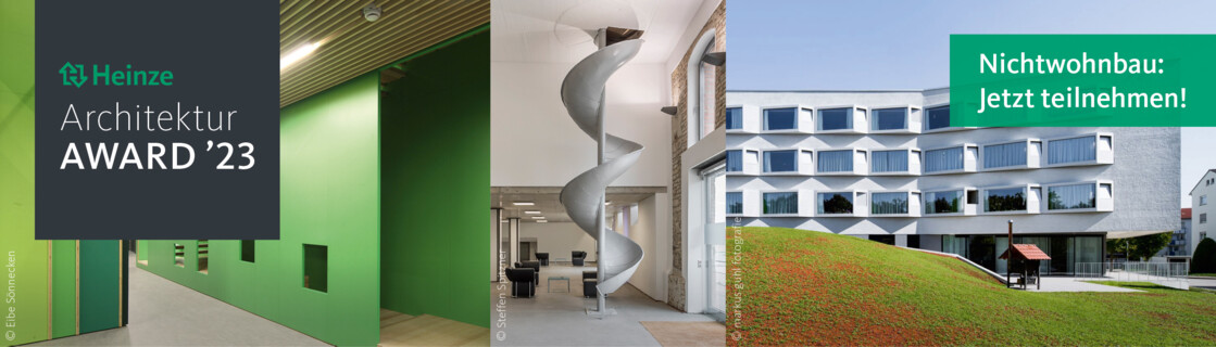 Heinze ArchitekturAWARD 2023 | Fotos: Eibe Sönnecken / Steffen Spitzner / markus guhl fotografie