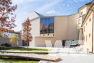 Blick auf den Lesegarten: Einst der Privatgarten des Bischofs, heute ein öffentlicher Ort, der der Gemeinde Brixen zurückgegeben wurde. | © Marco Cappelletti