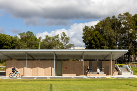 New sports pavilion in Queens Park