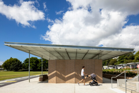 New sports pavilion in Queens Park