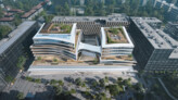 Business Stadium Central, Vilnius, Lithuania | Zaha Hadid Architects | Render by Frontop