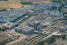 Bahnstadt Heidelberg – Baufelder B1 und B2 - Luftaufnahme Juli 2022 | © wa wettbewerbe aktuell