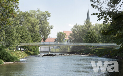 Illersteg - Neubau einer Fuß- und Radwegbrücke über die Iller zwischen den östlichen Stadtteilen und dem Stadtzentrum